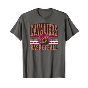 Cleveland Cavaliers Nba Adult Unisex Grey X Small Classic Crew Neck T Shirt